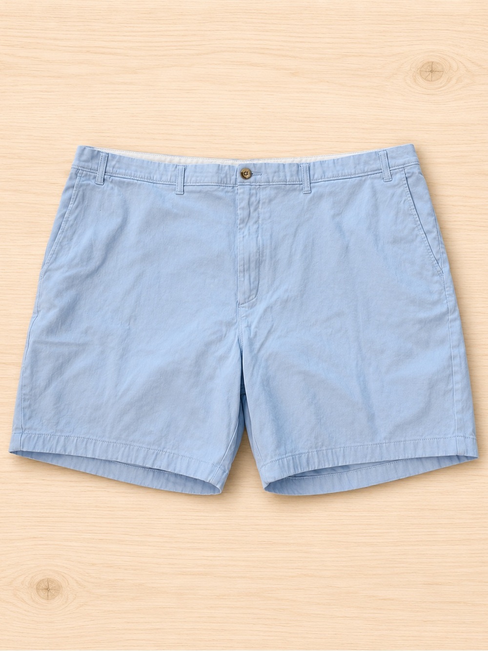 Roundtree & Yorke Men’s 48 Light Blue Stretch Chino Golf Shorts
